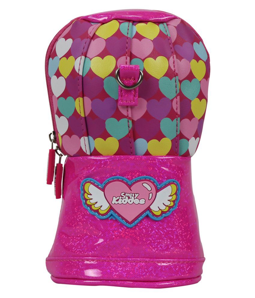     			Smily Kiddos 5 Ltrs Pink School Bag for Boys & Girls
