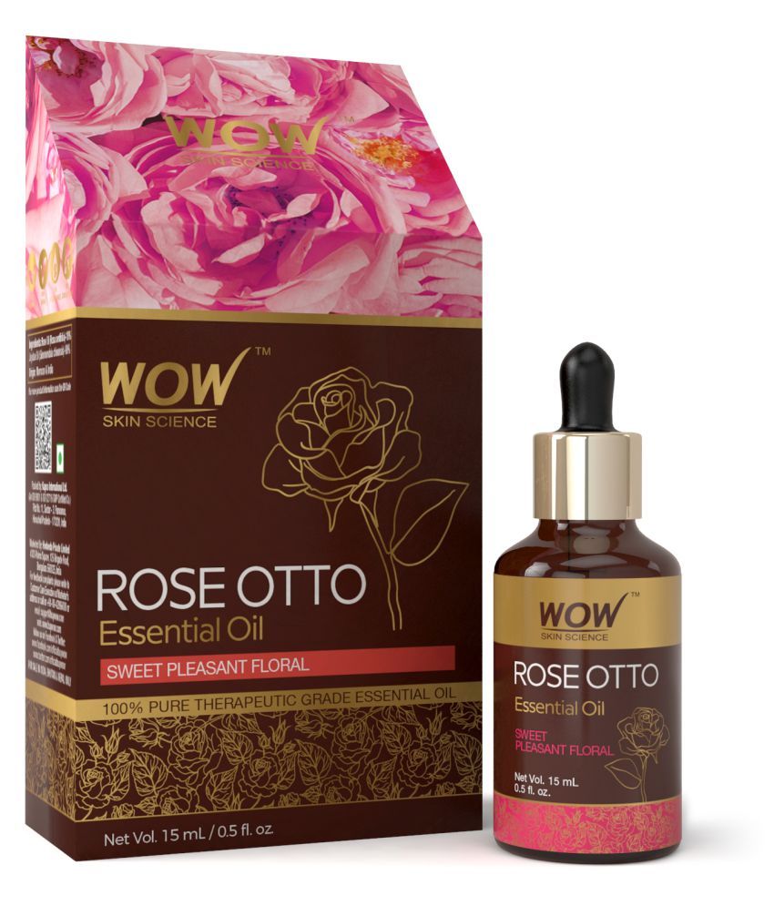 Wow Skin Science Rose Otto Essential Oil 15 Ml Buy Wow Skin Science Rose Otto Essential Oil 15 Ml At Best Prices In India Snapdeal