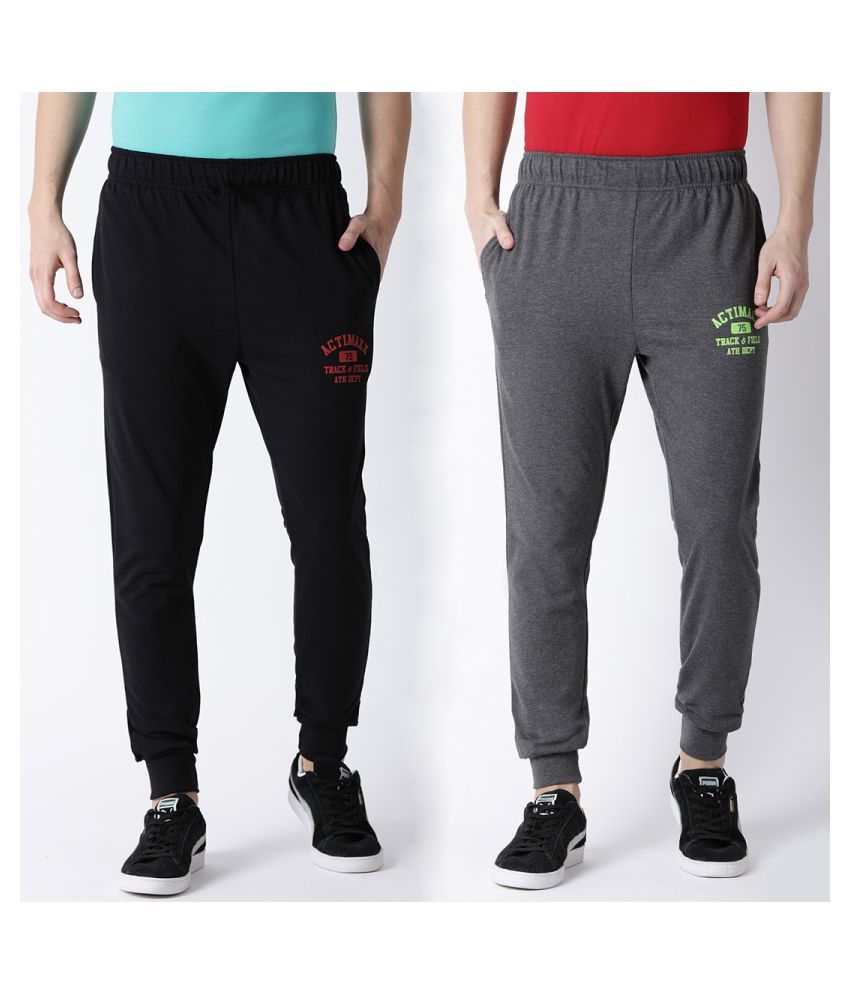 cotton blend joggers for men