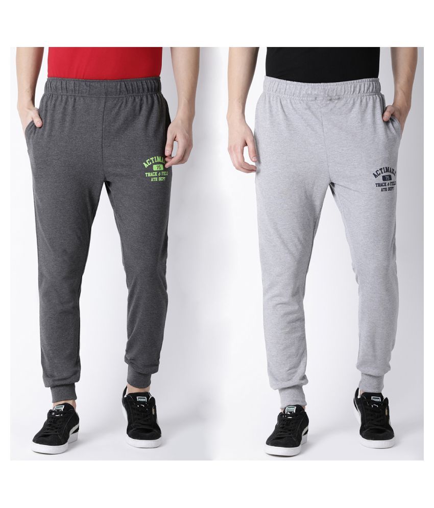 cotton blend joggers for men