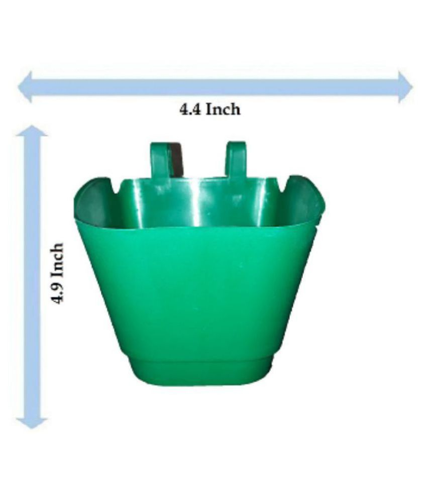 alkarty 4 inch colorful hanging hook pots set of 14 pieces Outdoor