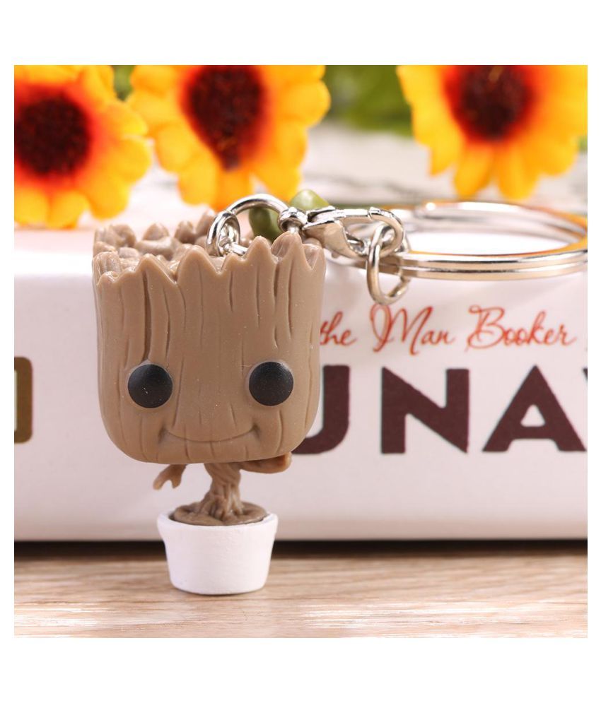 Cartoon Baby Action Figure Characters Tree Man Keychain Flowerpot Tree Buy Online At Low Price In India Snapdeal