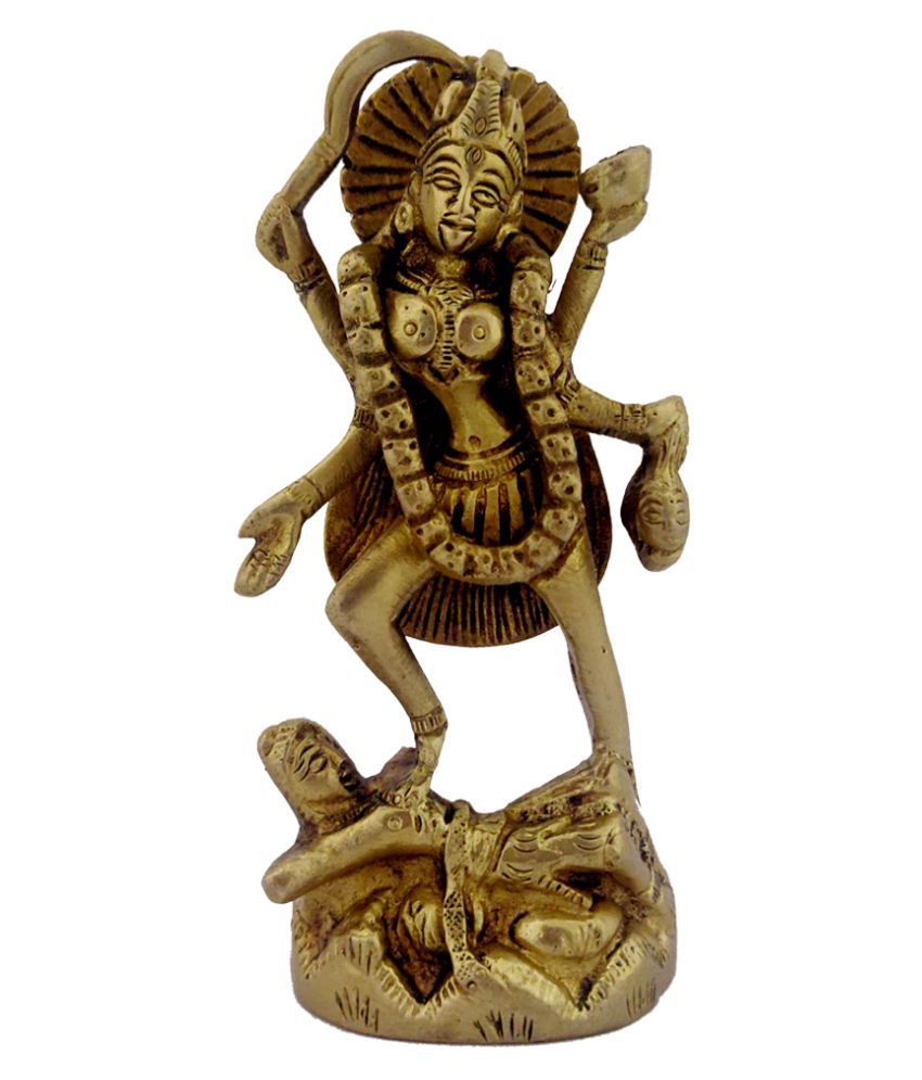 Divya Mantra Hindu Goddess Maha Kali Bhadrakali Swaroop Idol ...