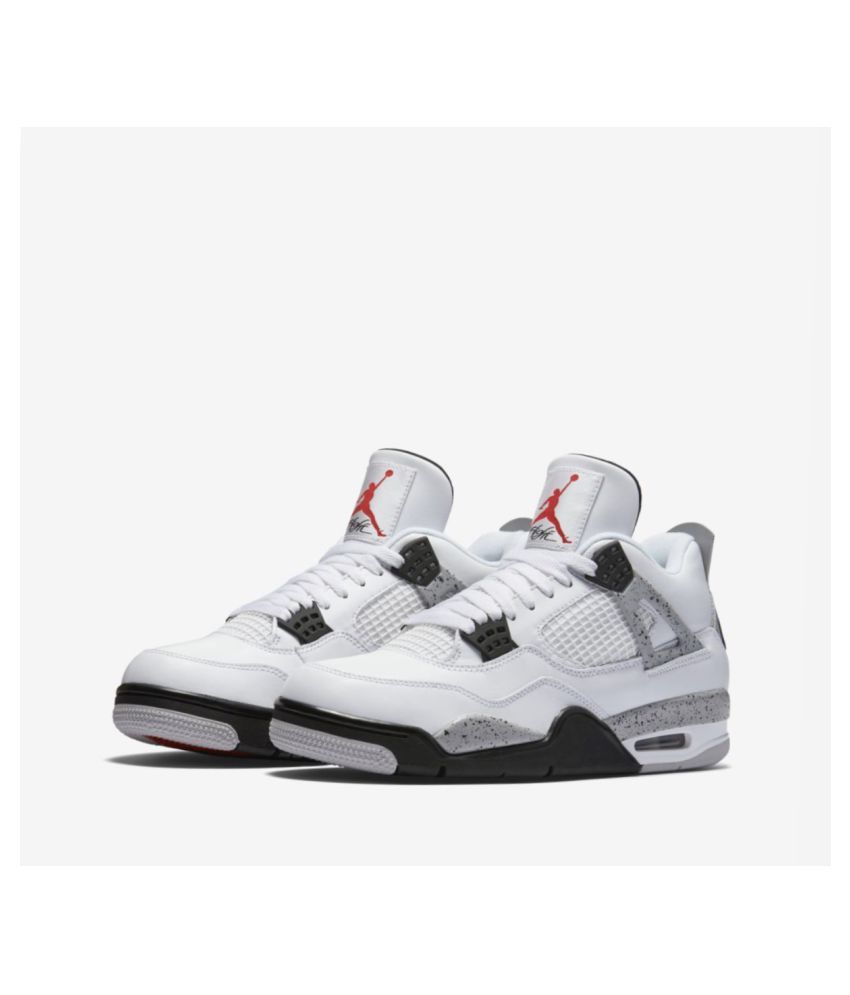 jordan 4s grey and white