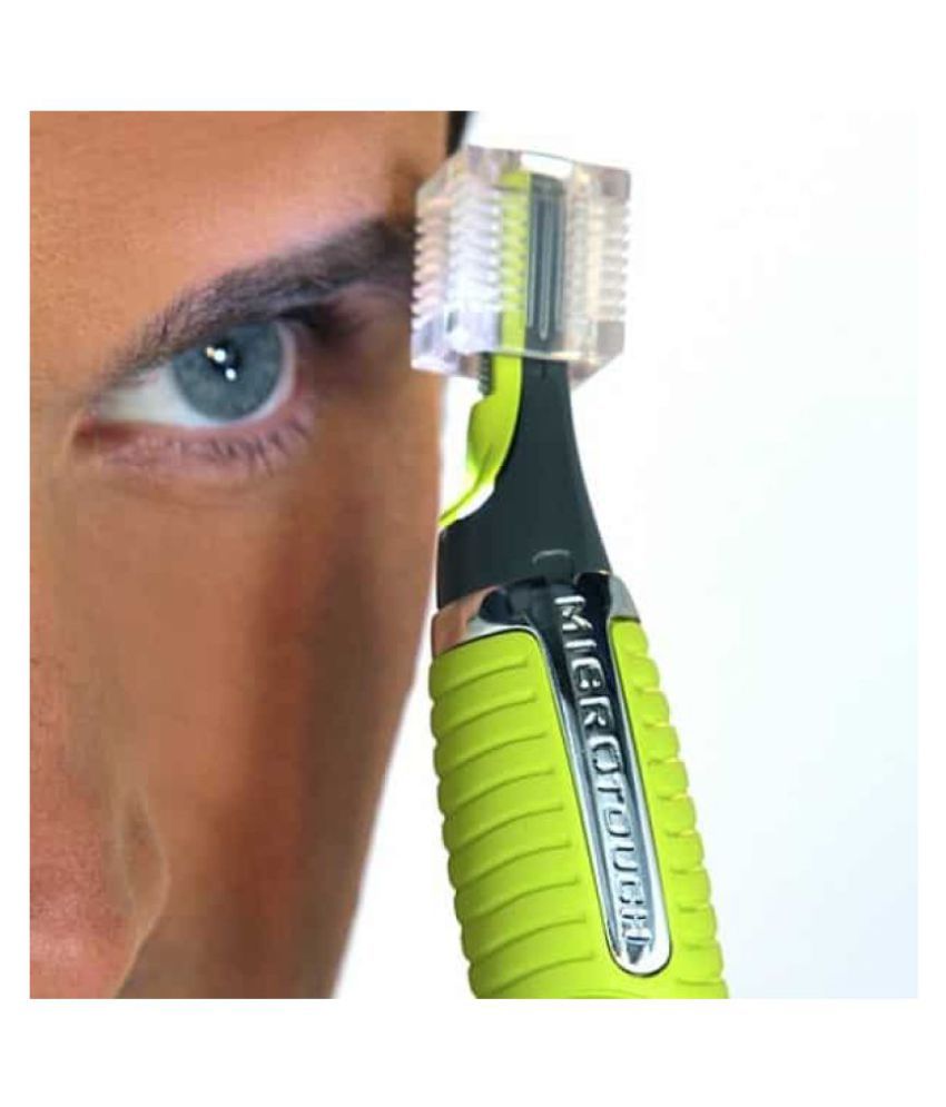 micro touch electric shaver hair