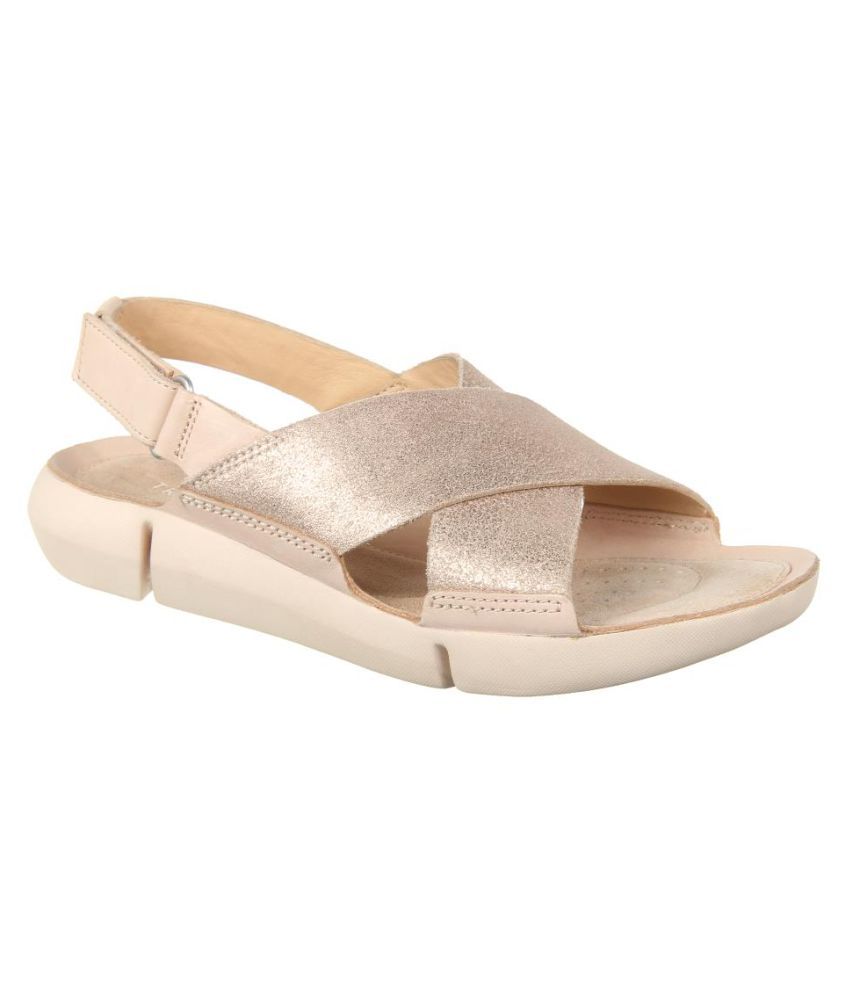 clarks pink flats