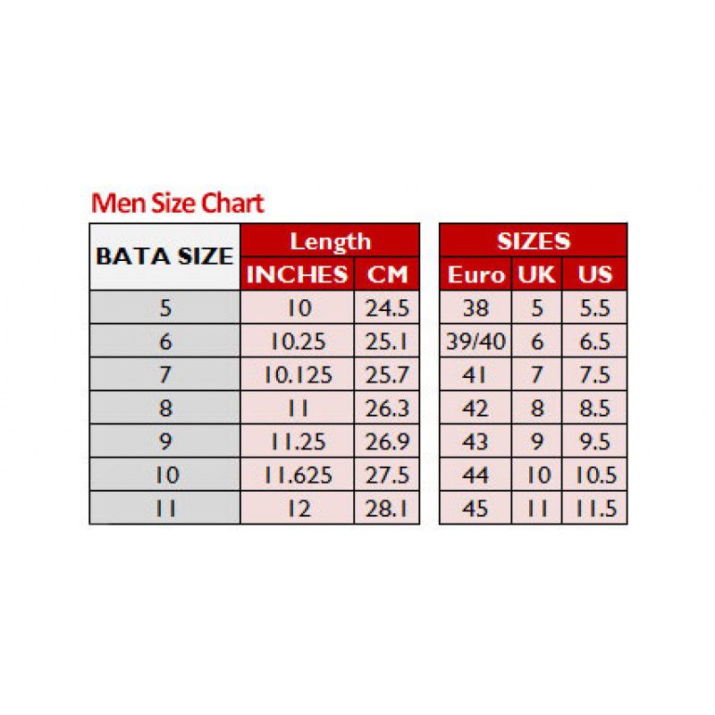 Nike Size Chart For Men