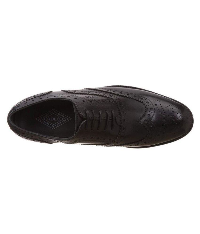 Lee Cooper Brogue Genuine Leather Black 