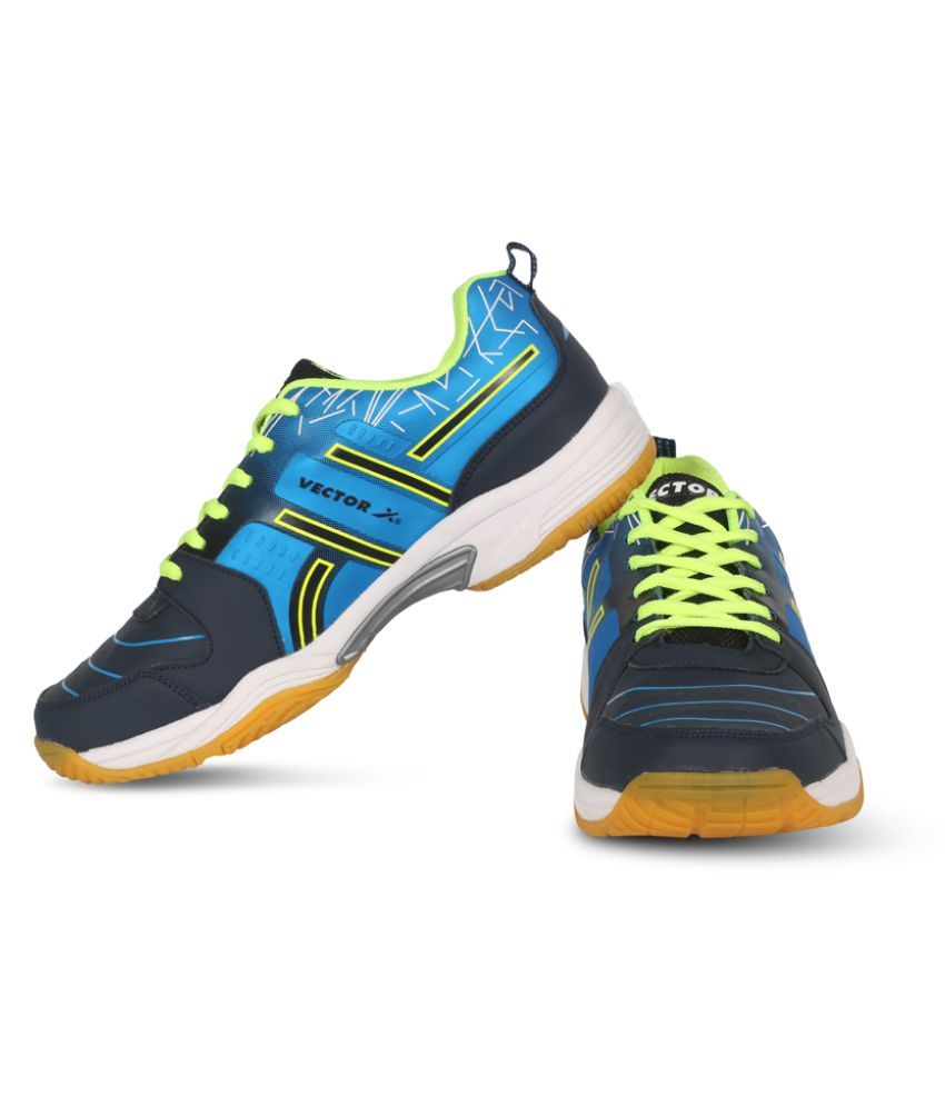     			Vector X CS-2000 Non-Marking Blue Male Badminton Shoe