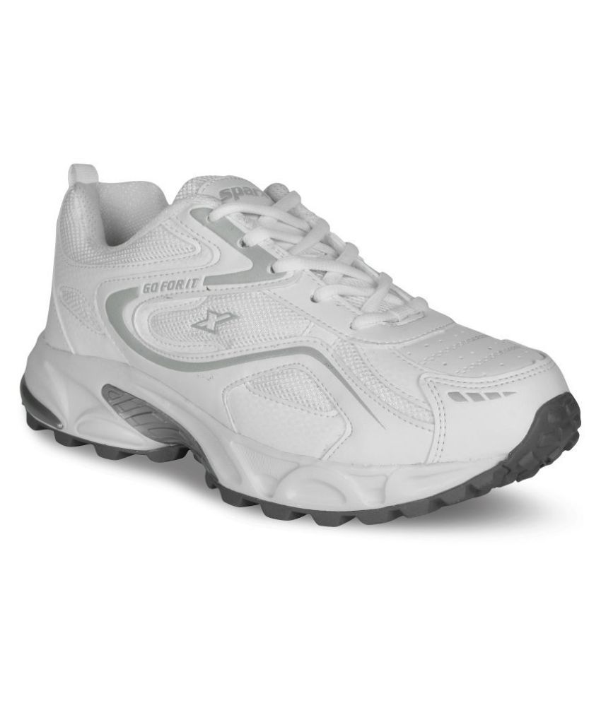 sparx men's black & white sneakers sm 323
