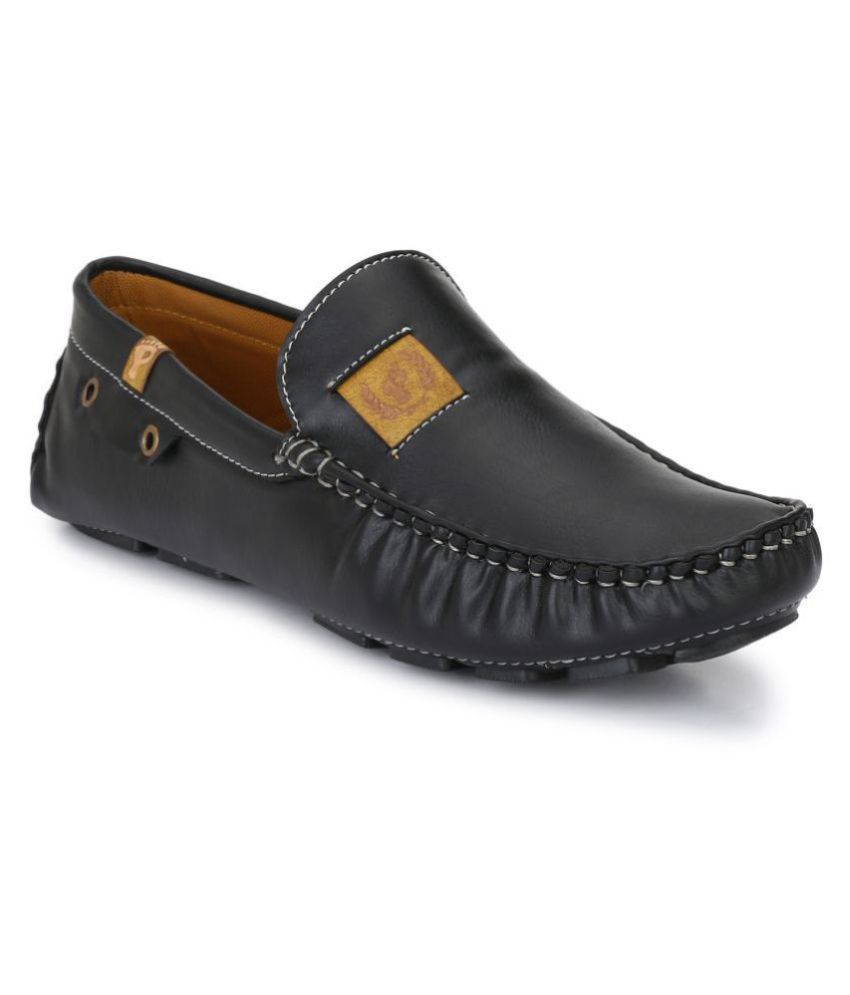     			Prolific - Black Men's Slip on loafers