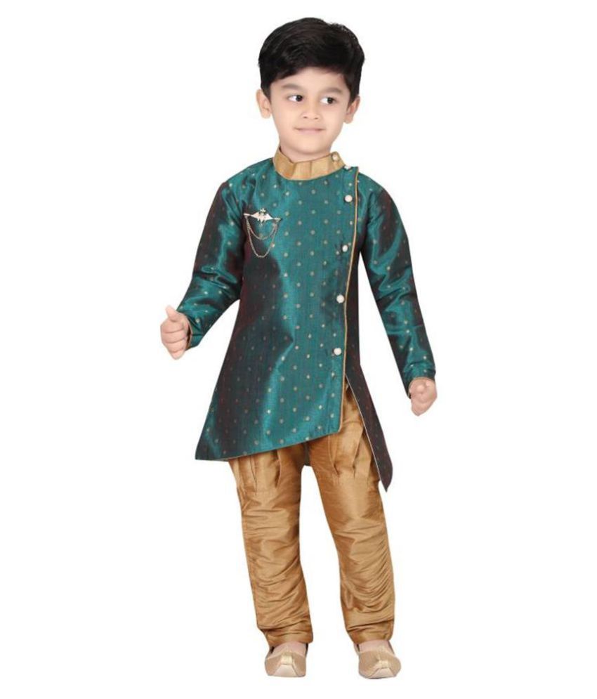 Boys Party wear & Festival Occation Kurta and Pyjama set (1 Kurta, 1 ...