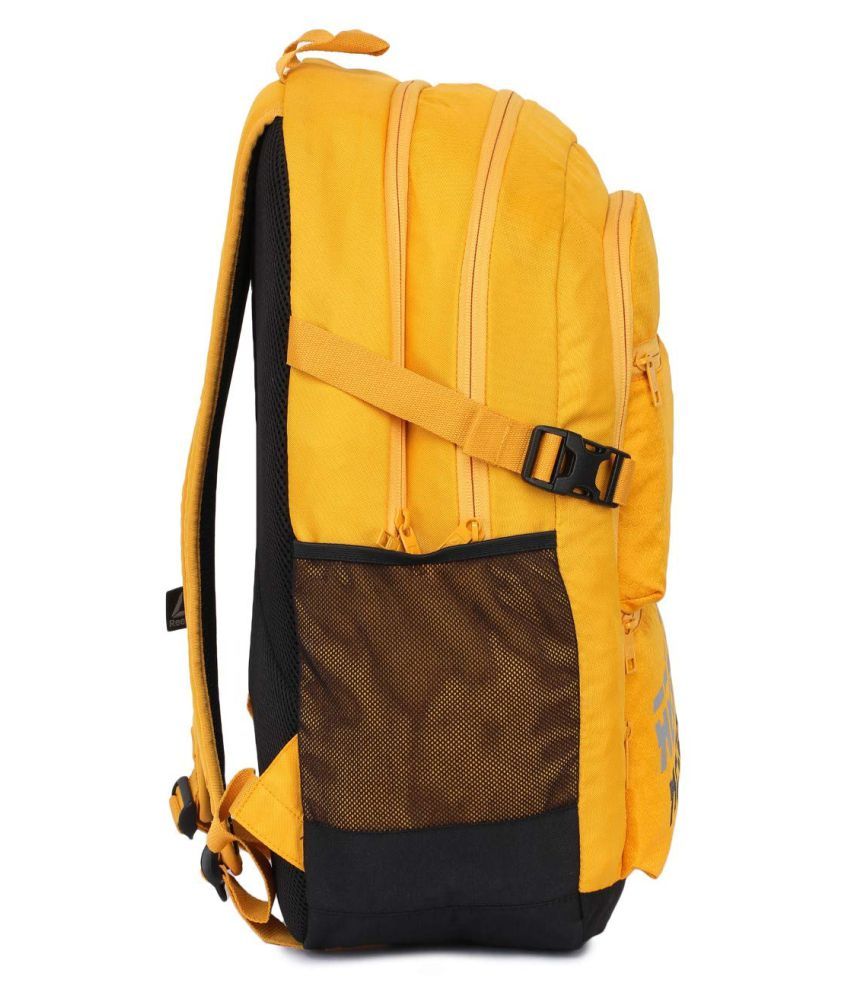 reebok backpack yellow