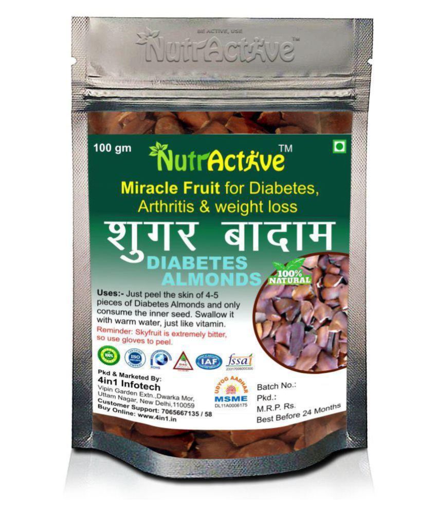 NutrActive Miracle Fruit Kingfruit Diabetes Almond Sky Fruit