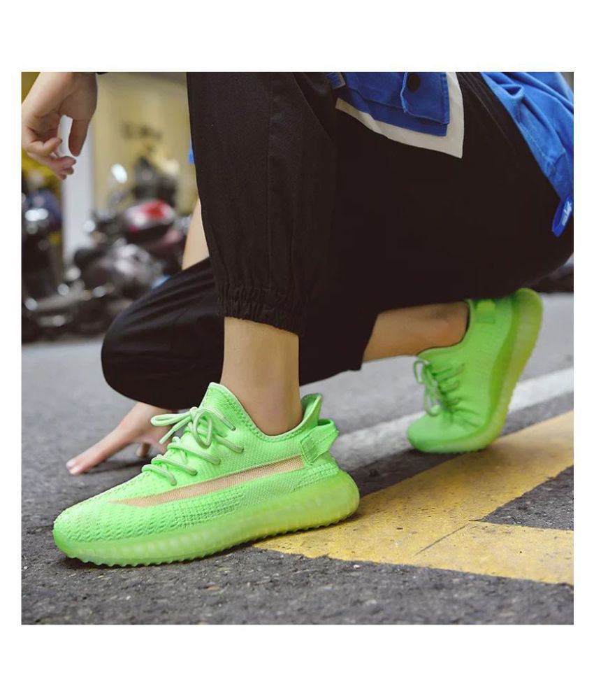 Adidas Yeezy Boost 2019 Green Running Shoes - Buy Adidas Yeezy Boost ...