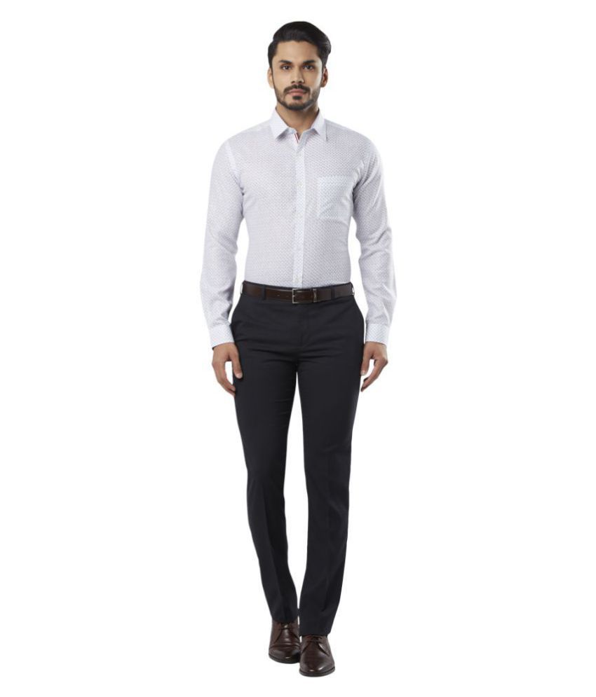 next white formal shirt