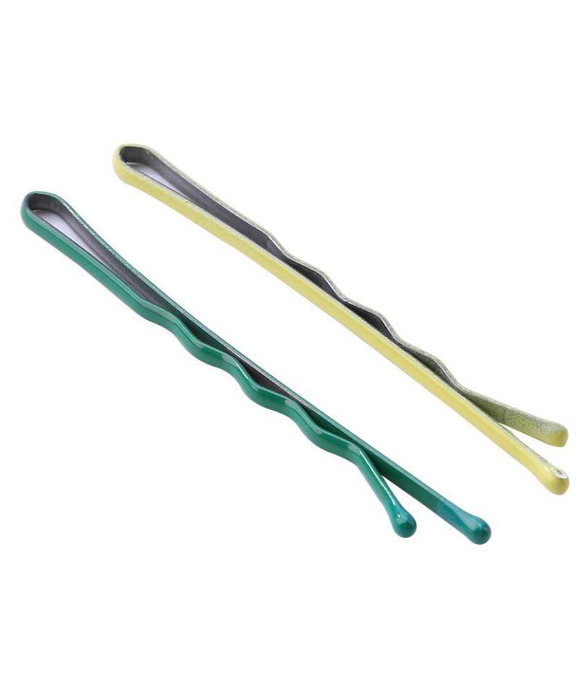50pcs Hair Clips Wave Flat Curved Hairpin Women Girls Bobby Pins