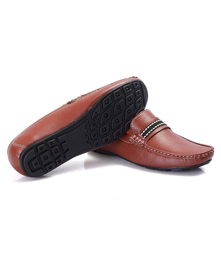 Heavendeer Shoe Brown Loafers - Buy 
