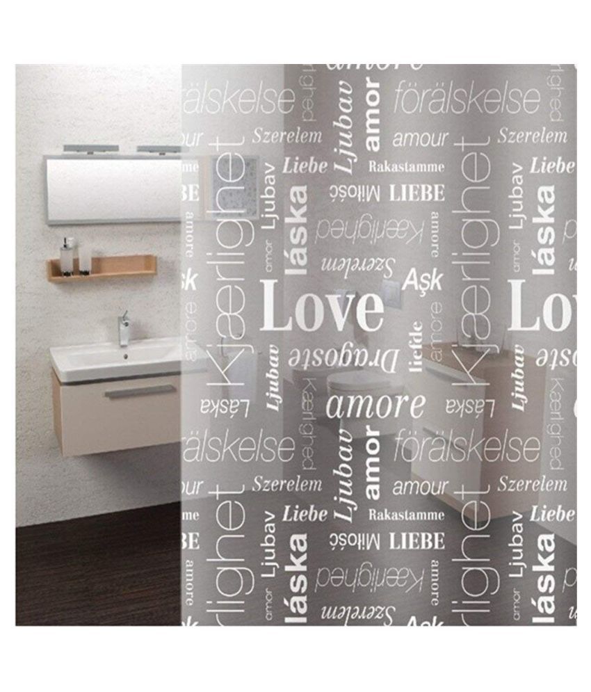 Bath Shower Curtain Liner Clear Non Toxic Mold Resistant