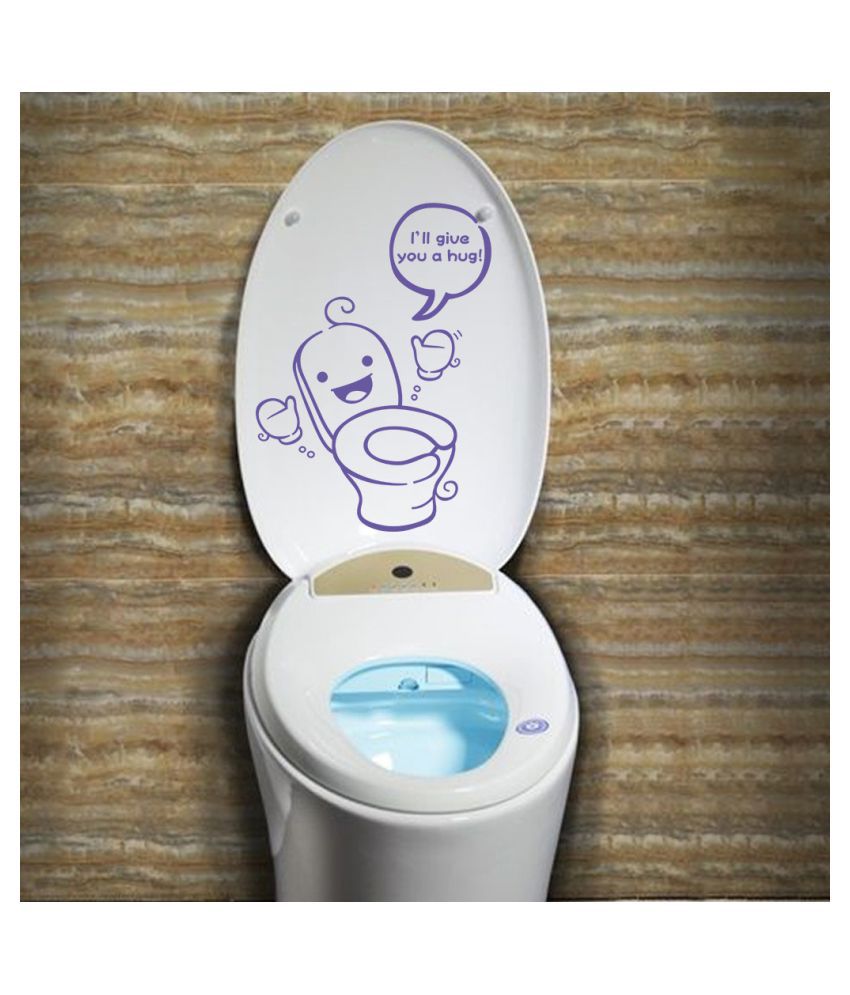 Funny Toilet humor Cover Waterproof Sticker Cartoon PVC Vinyl home Decal  Cartoon - Buy Funny Toilet humor Cover Waterproof Sticker Cartoon PVC Vinyl  home Decal Cartoon Online at Best Prices in India