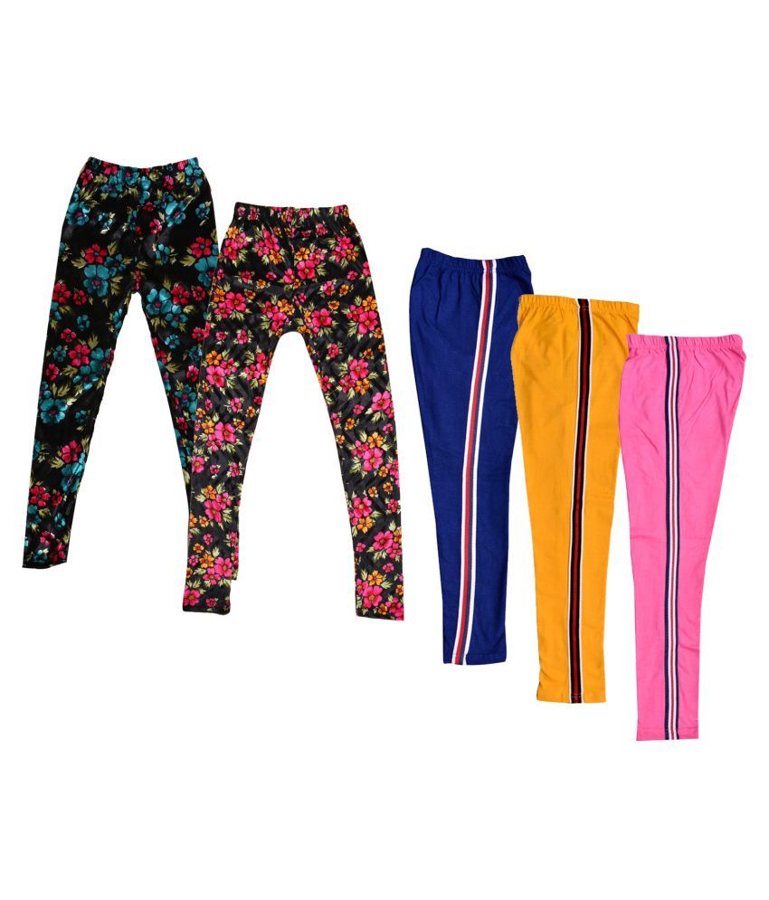 girls velvet leggings