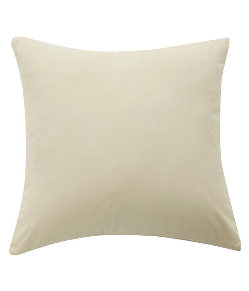 Multiple Sizes Soft Fleece Solid Color Pillow Cover Sofa Cushion