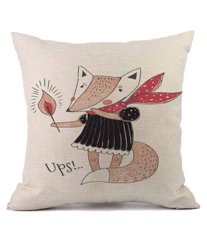 Fox Throw Pillow Cases Cafe Sofa Cushion Cover Home Decor Buy