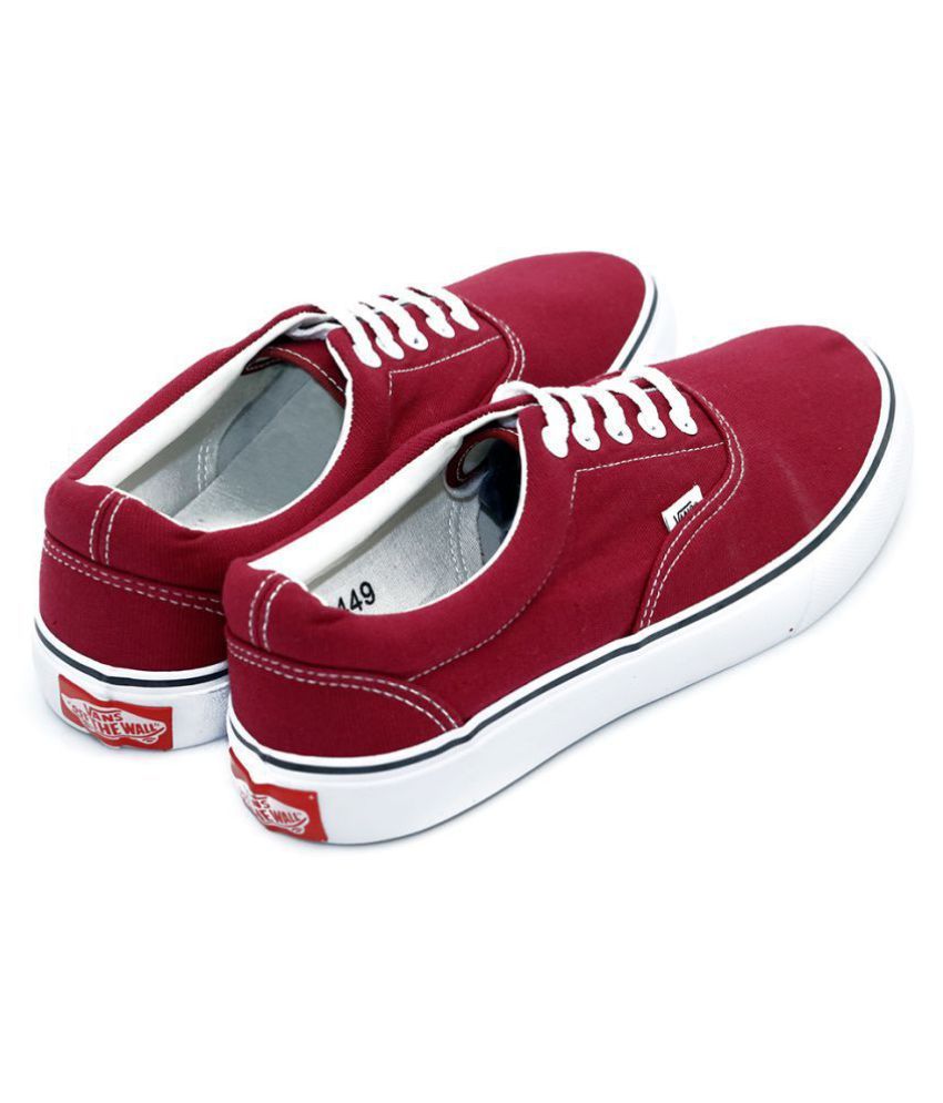 VANS Sneakers Maroon Casual Shoes - Buy VANS Sneakers Maroon Casual ...