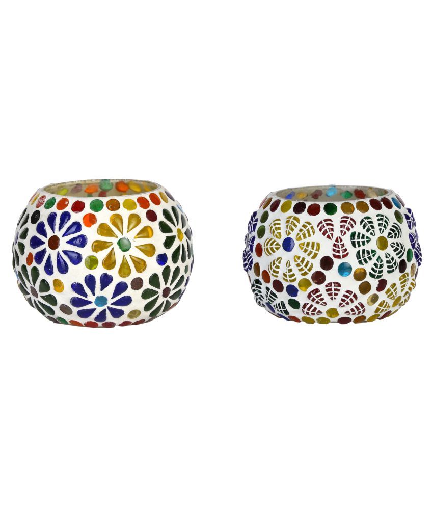     			AFAST Glass Party Decor Multicolour - Pack of 2