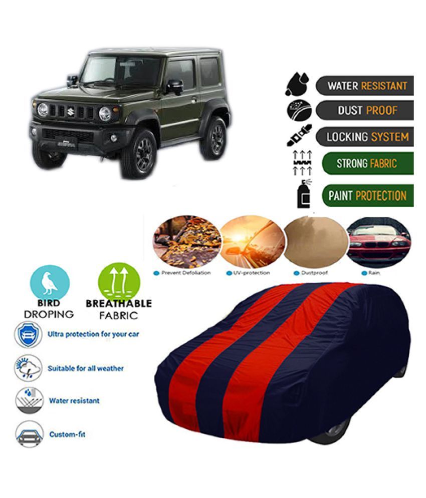 Goldkart Car Body Cover  for Maruti Suzuki  Jimny  Maroonblue 