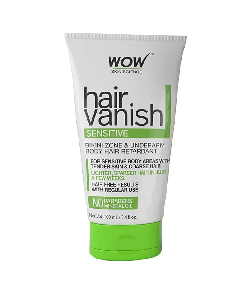 Buy Wow Hair Vanish For Sensitive 100ml Online at Best Price In India   Cureka
