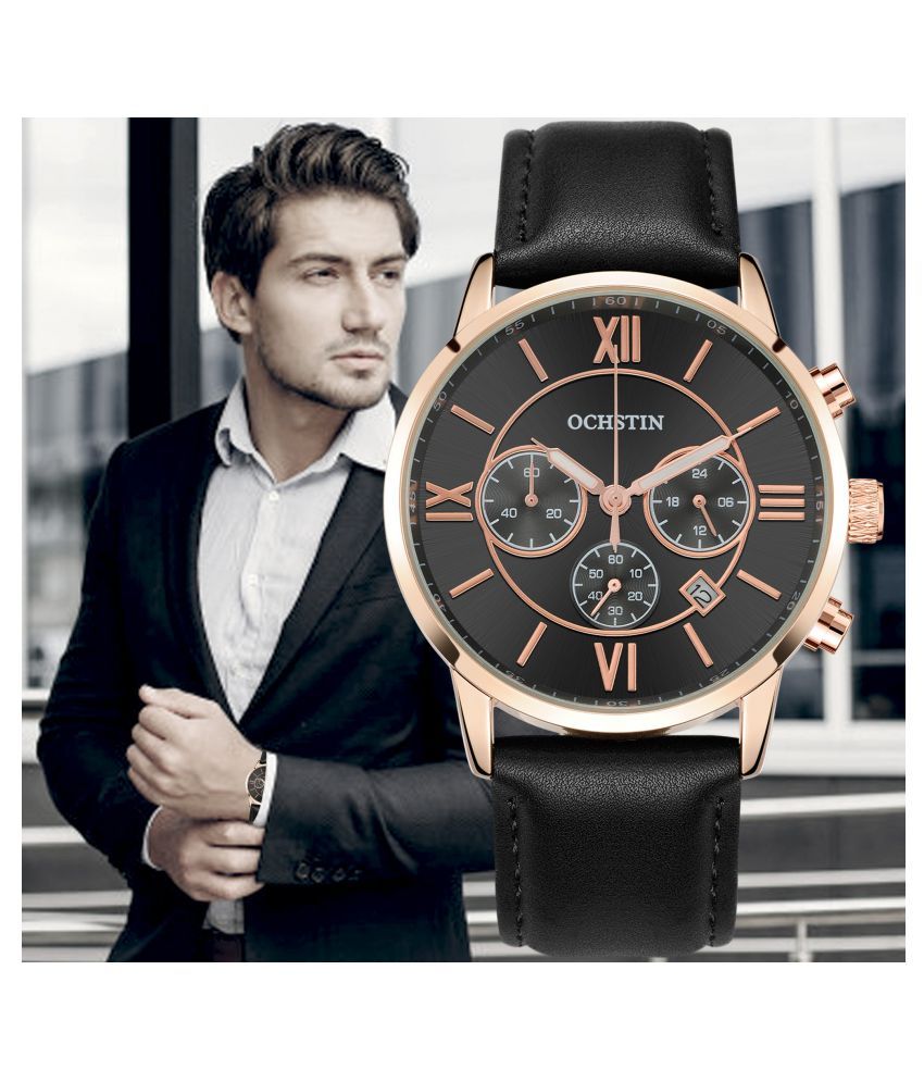 Ochstin Luxury Party Wear Leather Chronograph Men's Watch Buy Ochstin