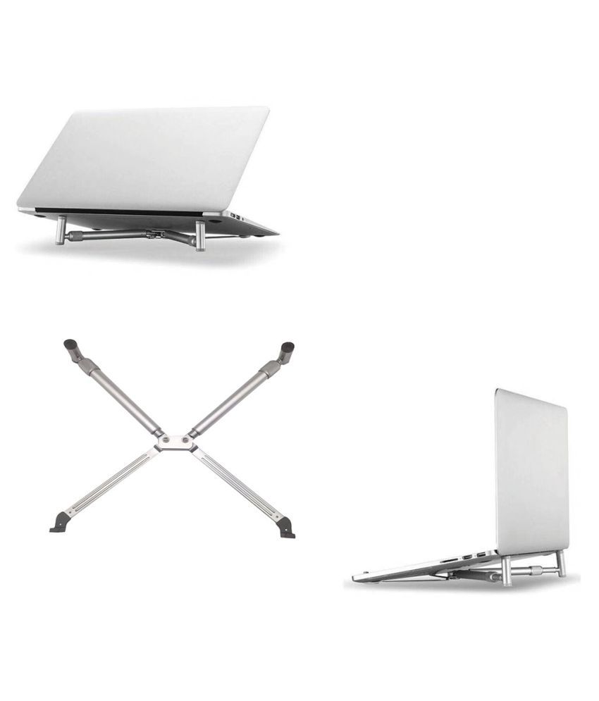 MacBook Ergonomic Aluminium Portable Foldable Cooling X-Stand for 12-17 Laptops Notebook PC 