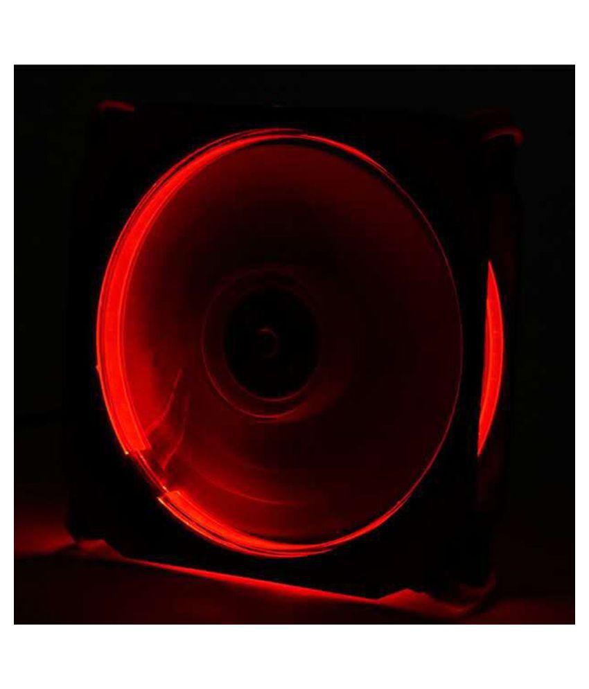 120mm DC 12V Quiet 3 4pin LED effects Clear Computer Case Fan For Radiator Mod 