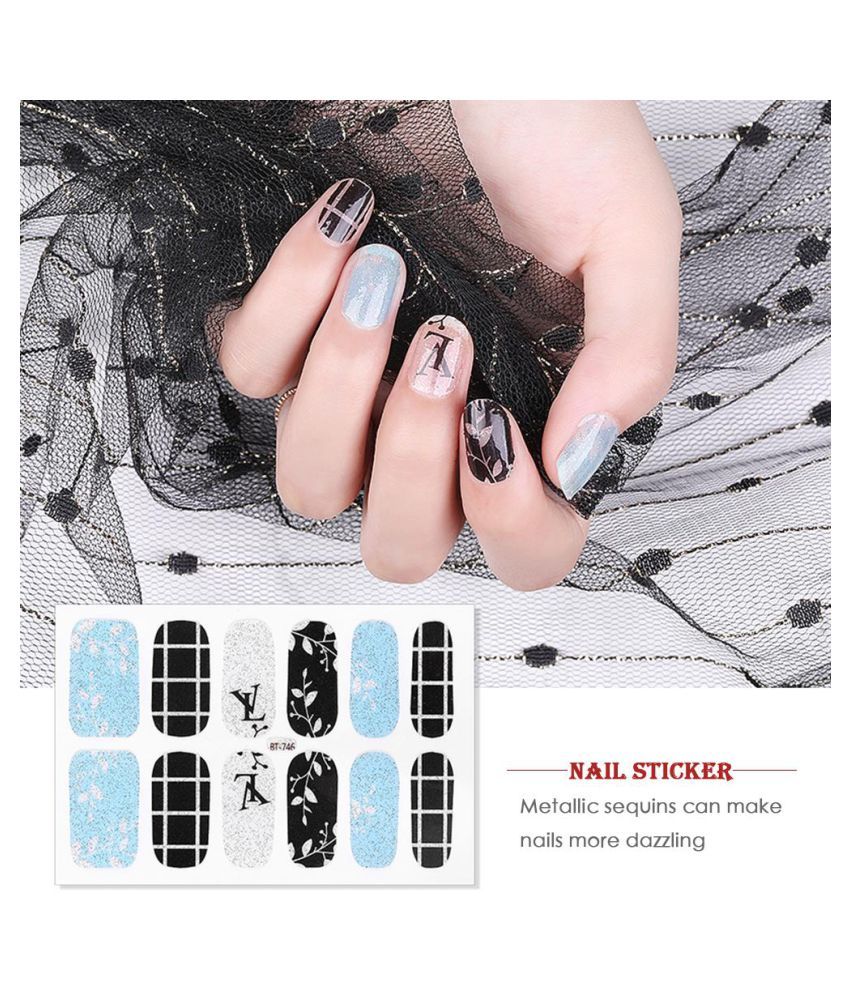 12pcs Set Frangipani Daisy Nail Polish Stickers French Full Sticker 746 Buy 12pcs Set Frangipani Daisy Nail Polish Stickers French Full Sticker 746 At Best Prices In India Snapdeal