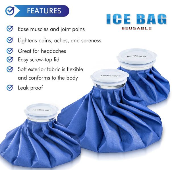 3 X Reusable Mini Ice Blocks Cool Box Freezer Packs Cool Bag Sandwich Travel 