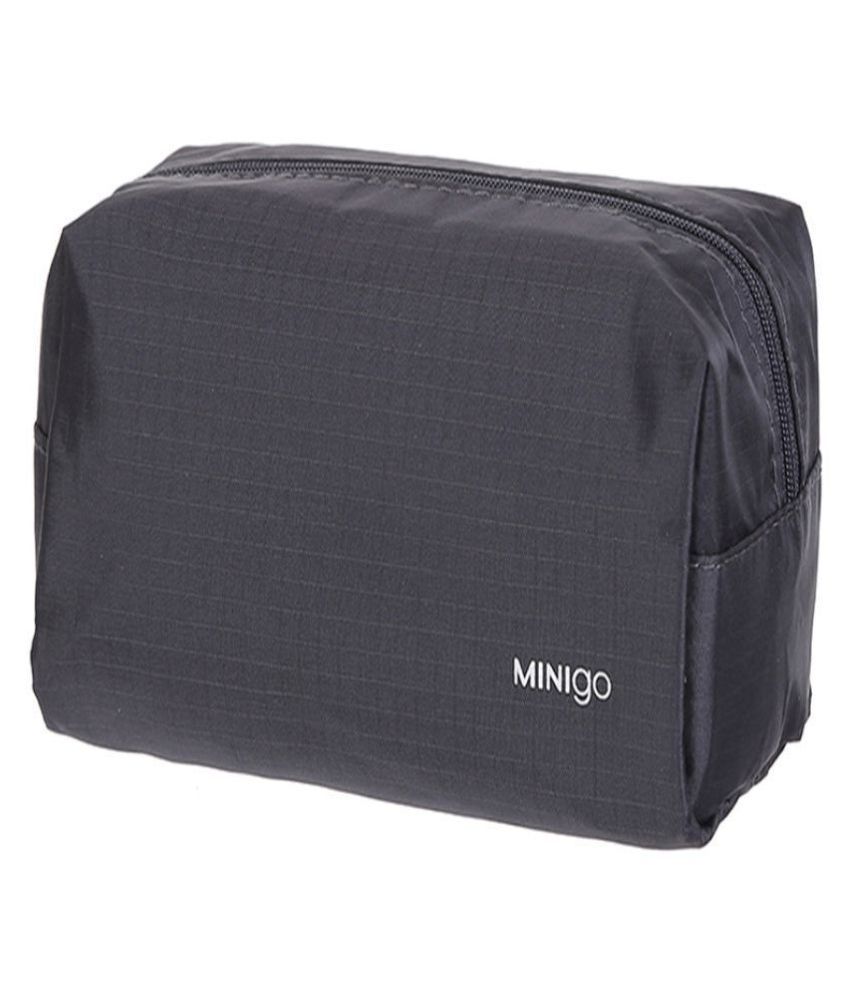 Download MINIGO Portable Zippered Cosmetic Bag (Dark Blue): Buy ...