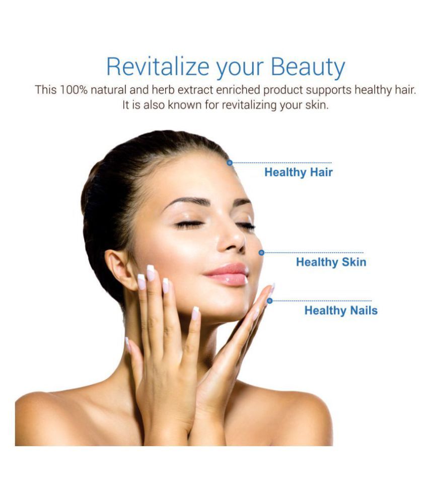 Nutralyfe Regain 100 Natural & Herbal Supplement For Hair Loss, 60 Veg