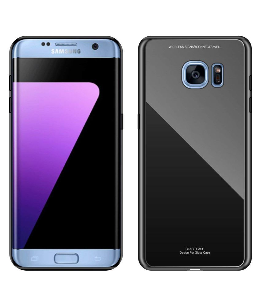 Samsung Galaxy S7 Edge Glass Cover NKARTA Black