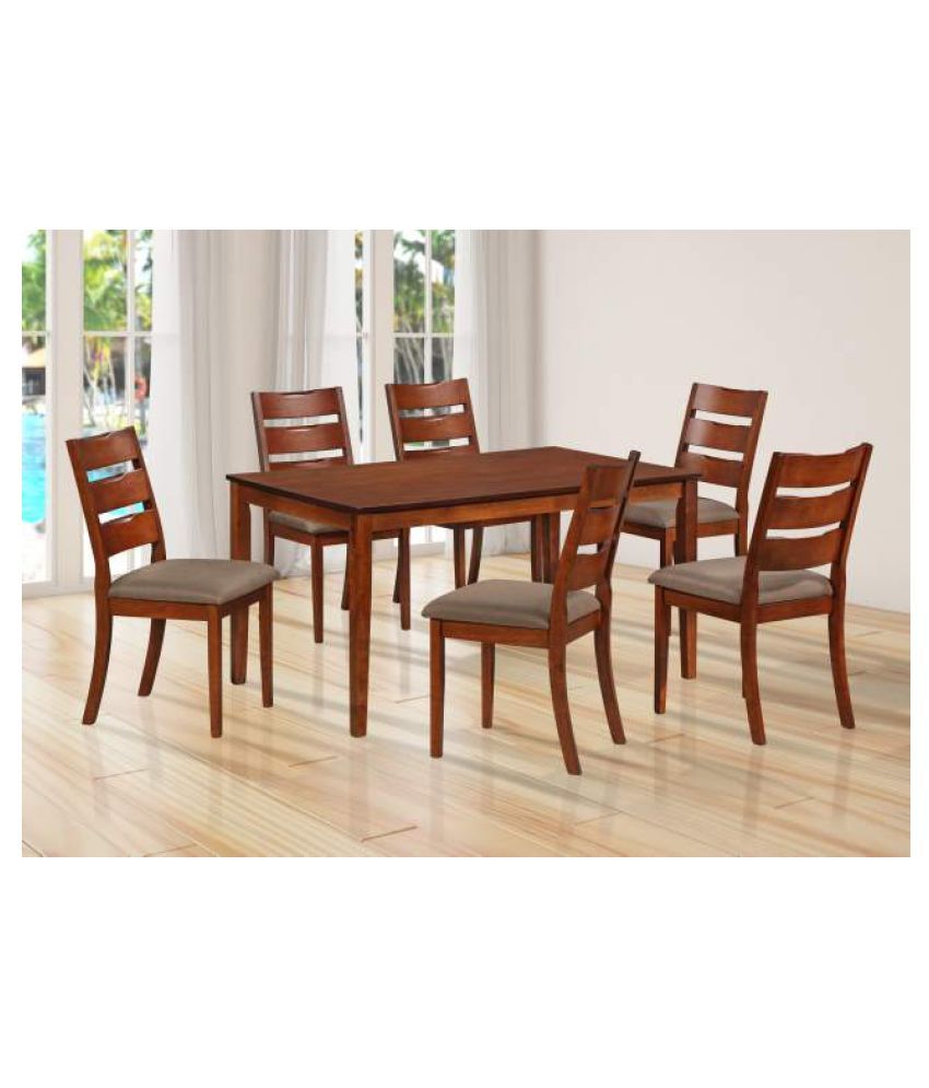 brown and gray dining set