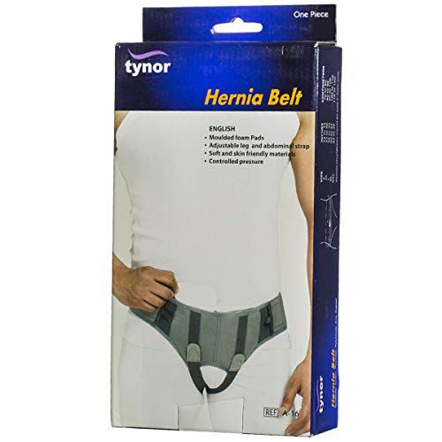 Tynor Hernia Belt, Grey, Small, 1 Unit