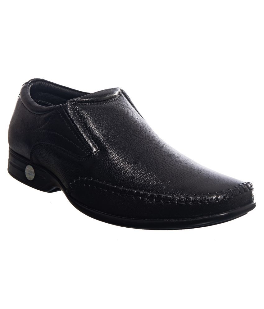 khadims black formal shoes