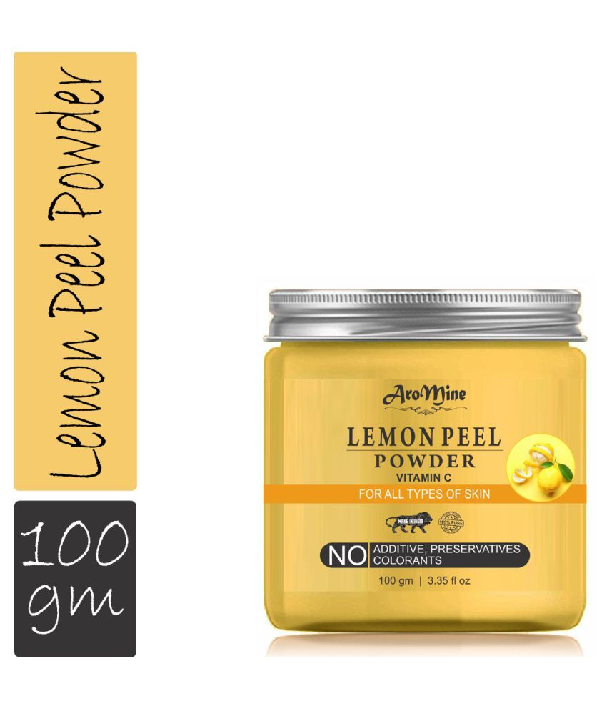     			Aromine 100% Pure Lemon Peel Powder For Skin Whitening- Face Pack 100 gm