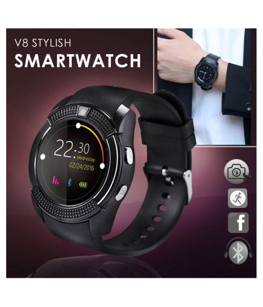 v8 stylish smartwatch
