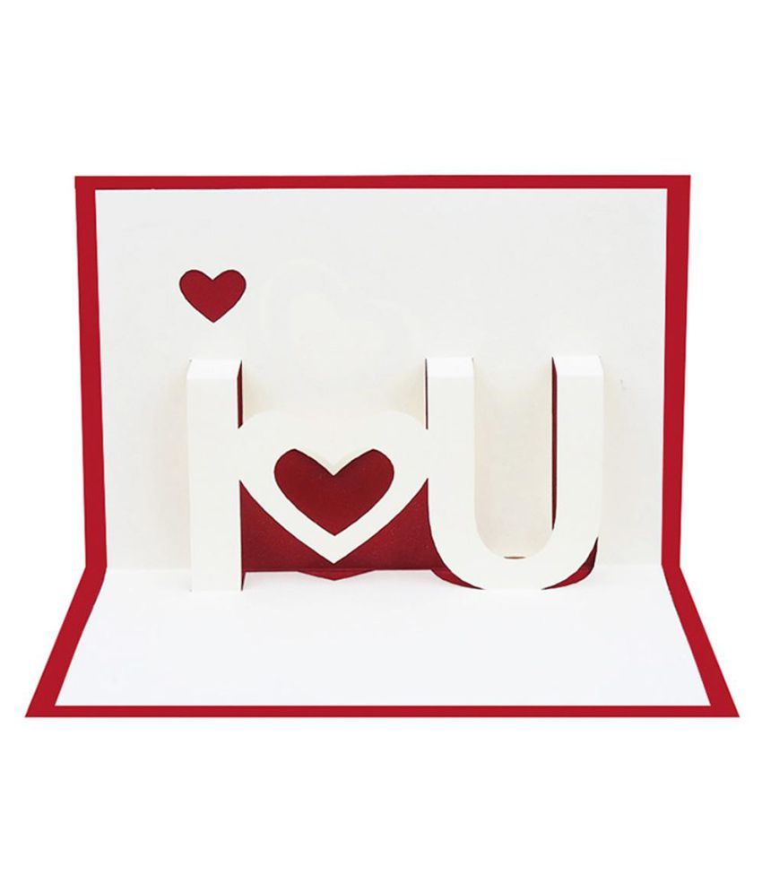 3d Pop Up Cards I Love You Valentine Greeting Card Postcard Birthday Gifts Buy 3d Pop Up Cards I Love You Valentine Greeting Card Postcard Birthday Gifts At Best Price In India