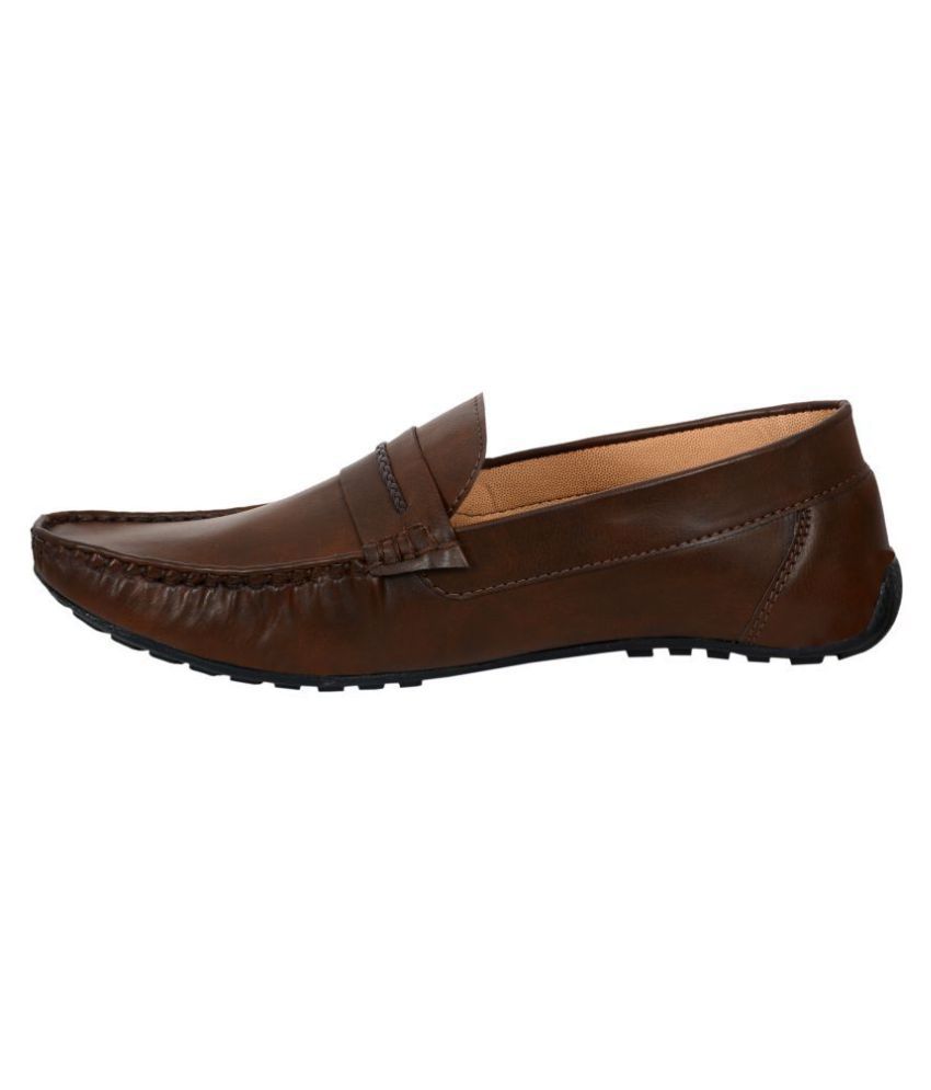 markrange brown loafers