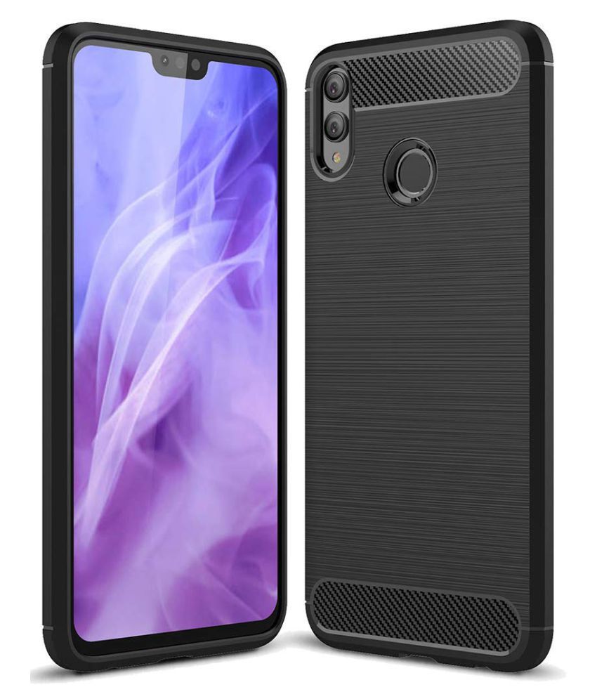     			Honor 8X Plain Cases BEING STYLISH - Black