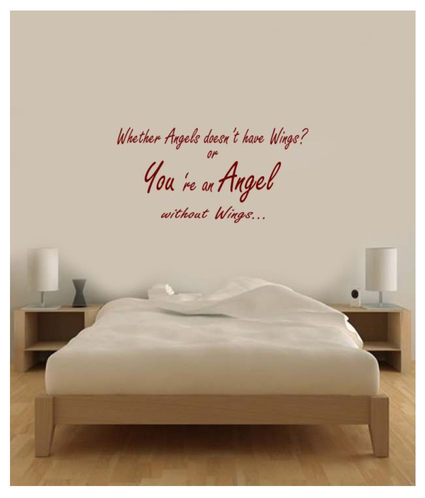 Ritzy You re an Angel Wall Quotes Decal Motivational Quotes Sticker 60 x 30 cms Ritzy You re an Angel Wall Quotes Decal Motivational Quotes Sticker 60 x 30 cms