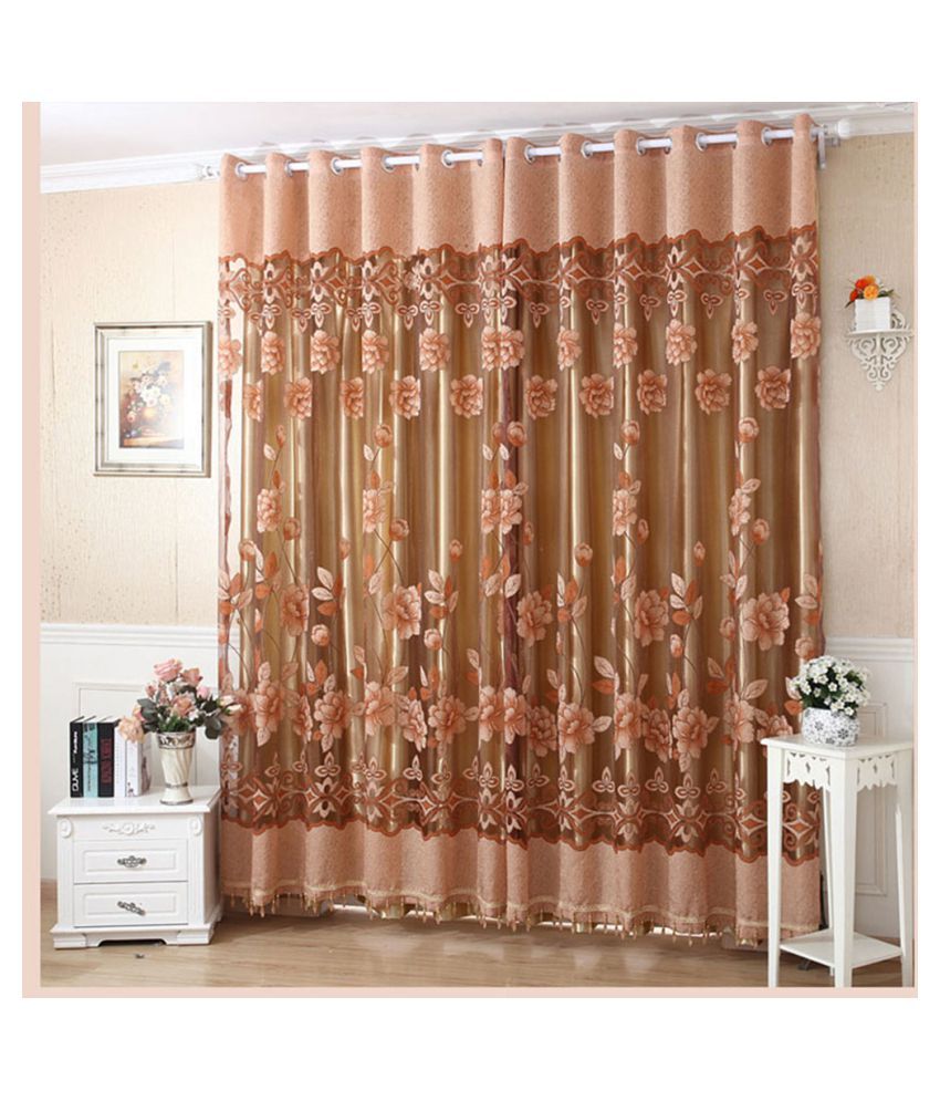 Cocoe Curtains 2pcs 100 250cm Elegant Luxury High End Fl Pattern Window With Beads Door Voile Curtain Drape Divider Room Wall Cocoe Curtains 2pcs 100 250cm Elegant Luxury High End Fl Pattern Window With Beads Door Voile Curtain Drape Divider Room Wall