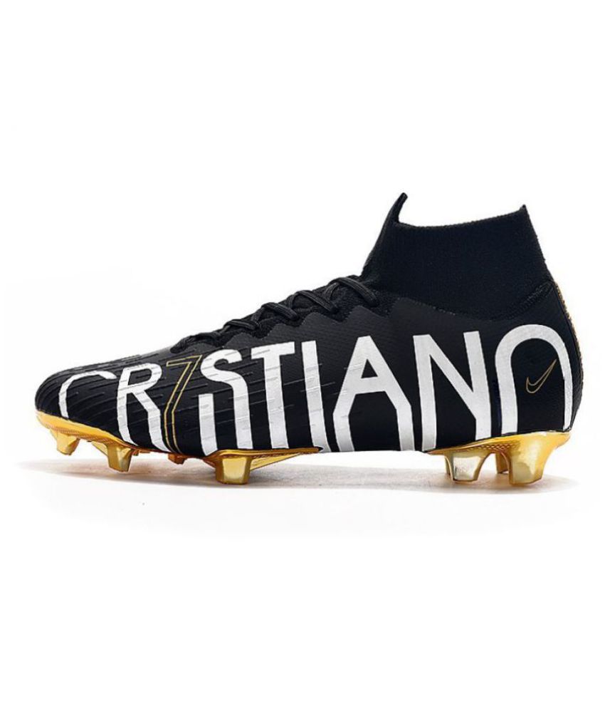Nike Mercurial Vi CR7 Black Football Shoes